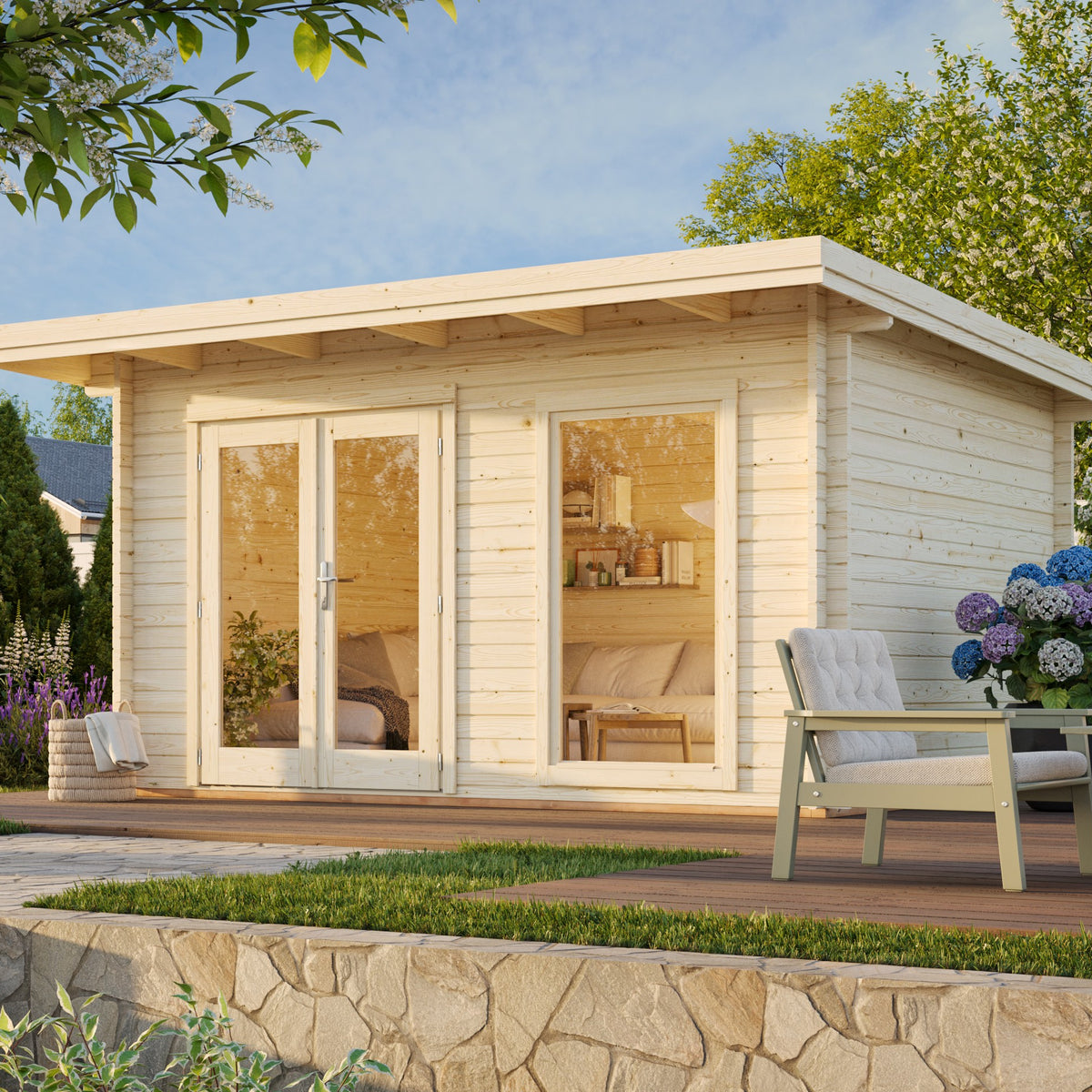 Palmako Gartenhaus Modell Heidi – Gartenhaus.de