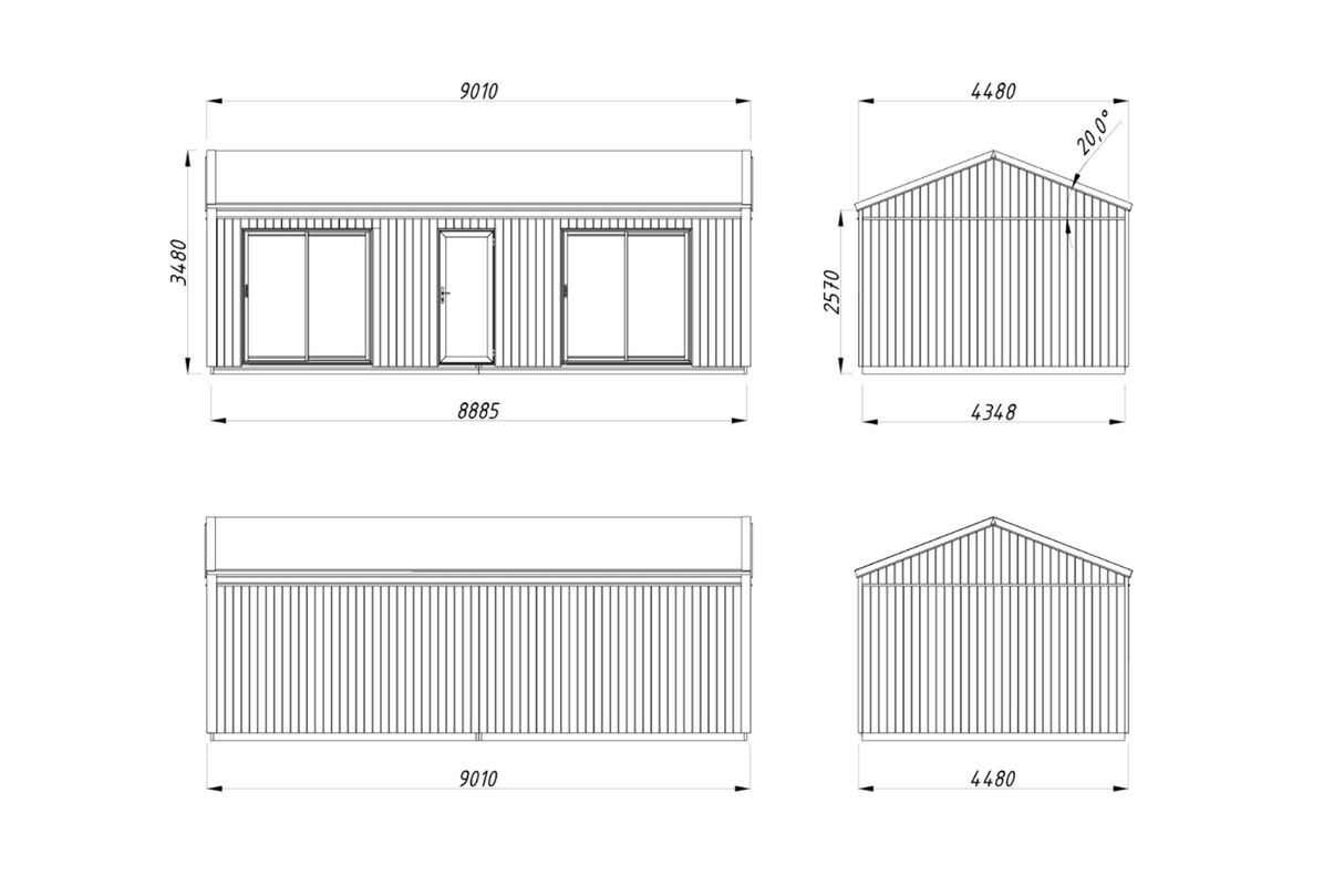 Palmako Tinyhouse Modell Rebekka