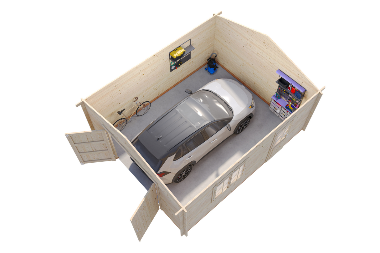 Palmako Holzgarage Modell Roger 2