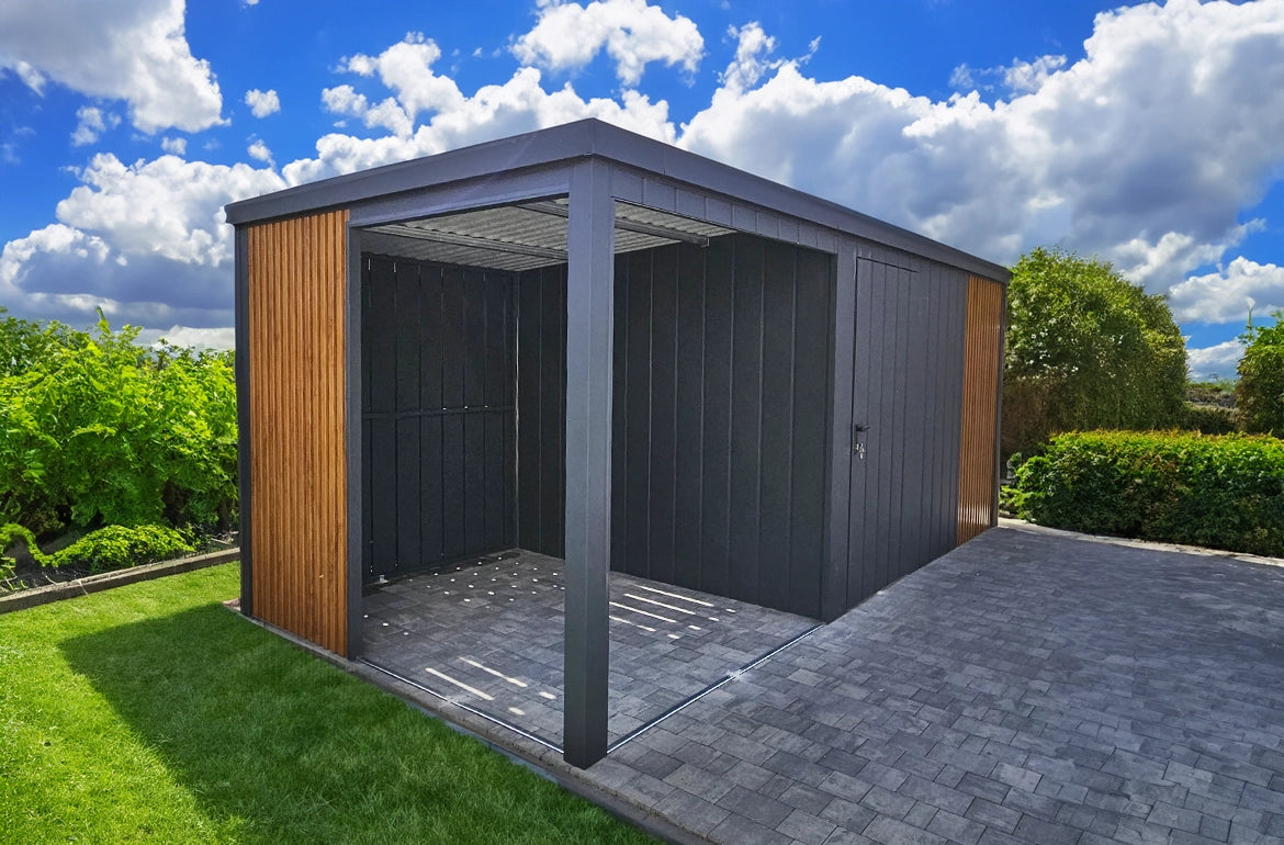 Metall Gerätehaus Mansel