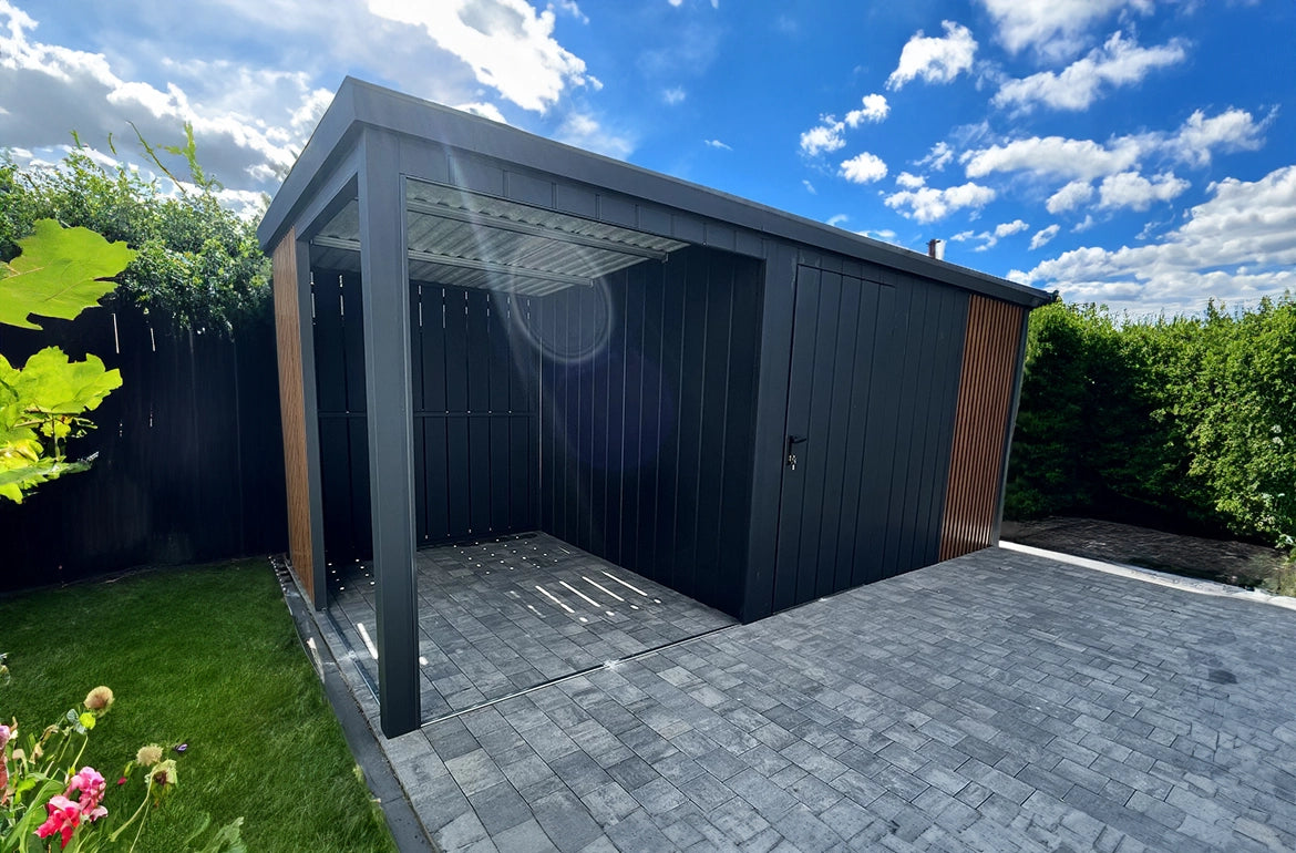 Metall Gerätehaus Mansel