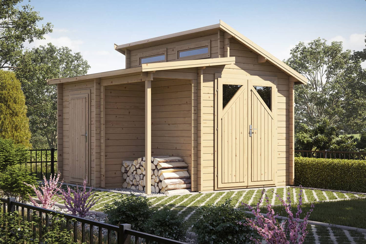 Casa Lignea Gartenhaus Modell Nordic Combi