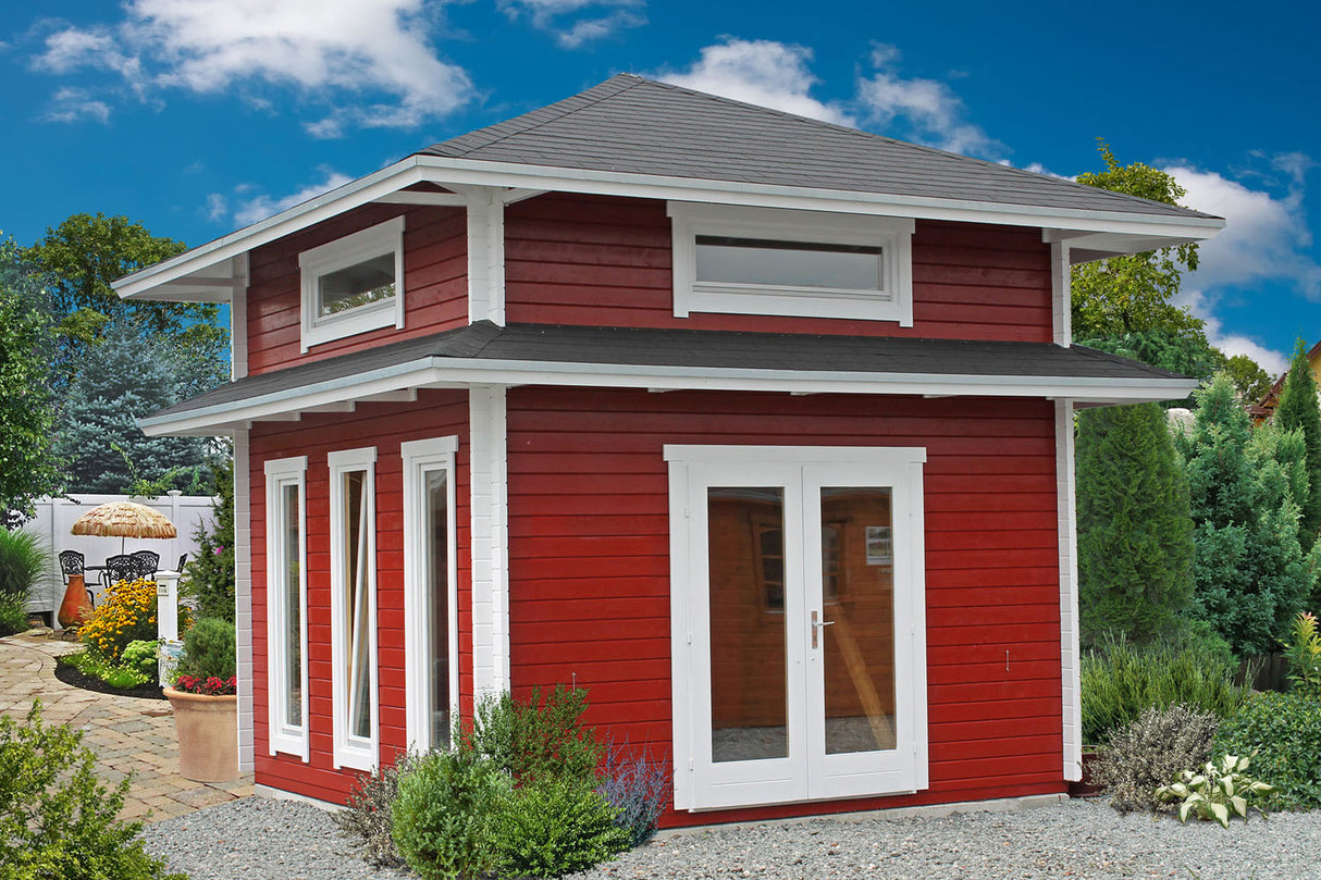 Casa Lignea Gartenhaus Modell Olymp Farbbeispiel