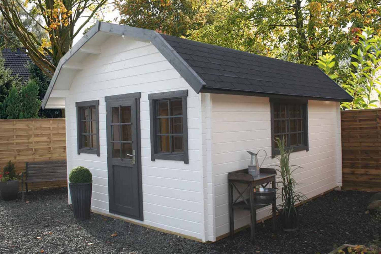 Casa Lignea Gartenhaus Modell Cottage Style Farbbeispiel