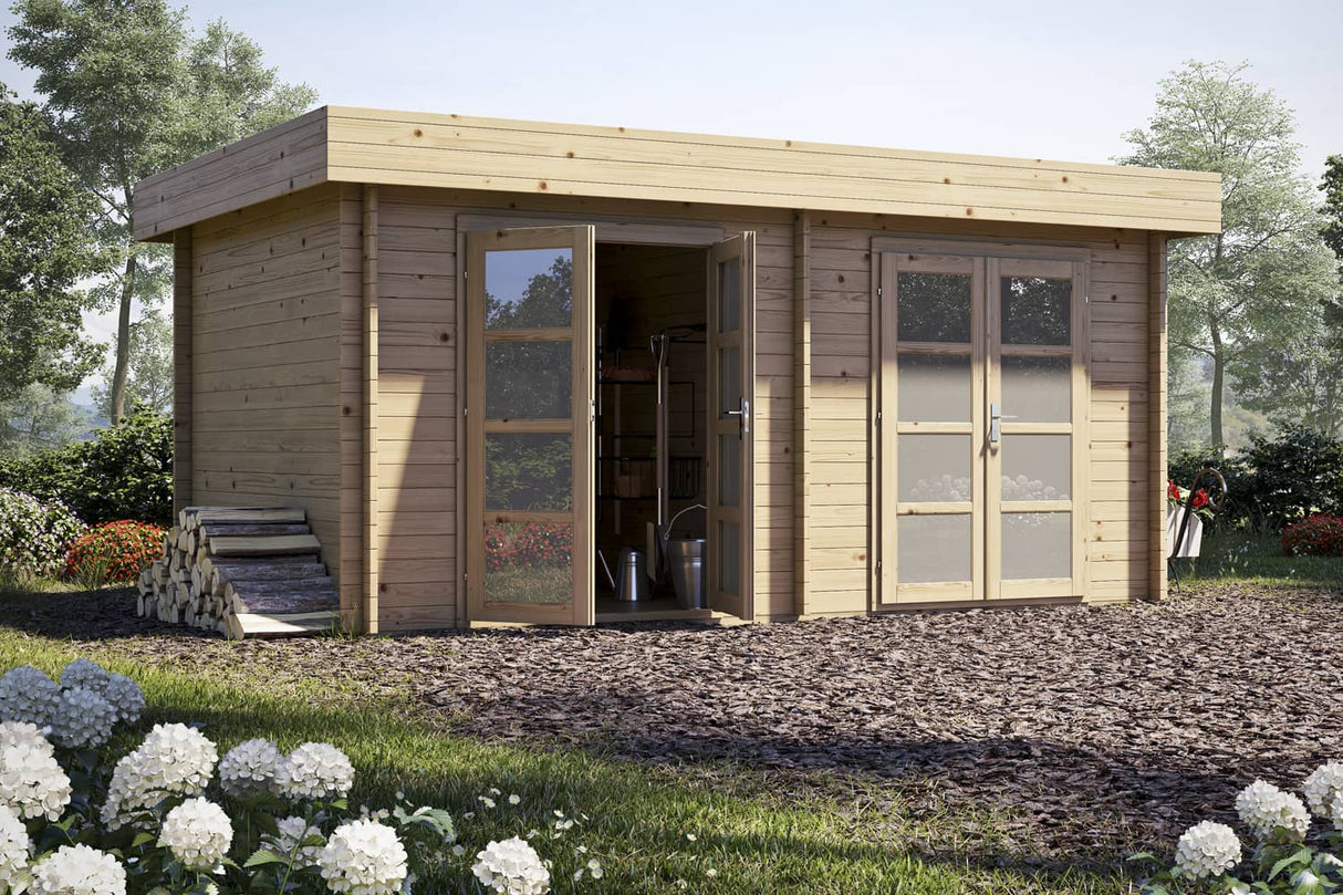 Casa Lignea Gartenhaus Modell Secundus 40 mm