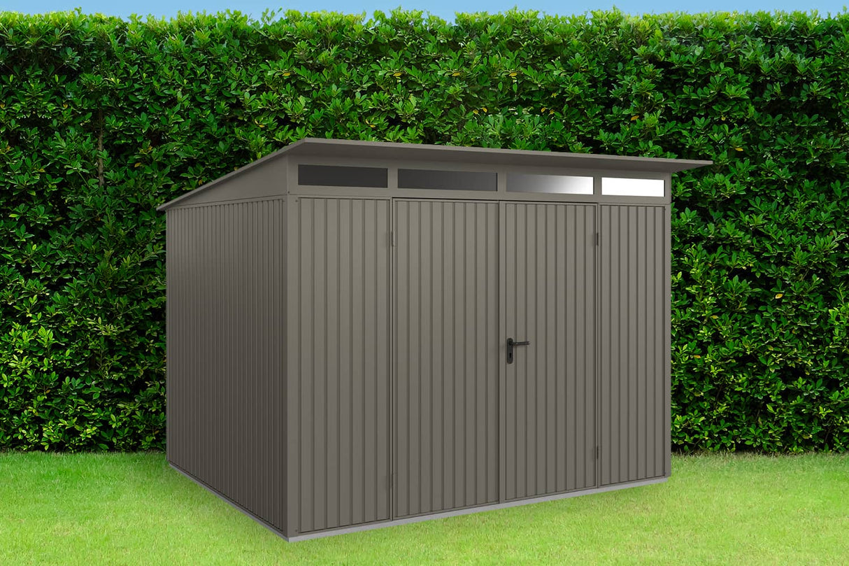 Hörmann Gerätehaus Modell Berry Classic Typ3 quarzgrau Doppeltür