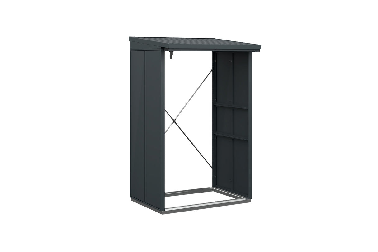 Hörmann Kaminholzregal Modern Typ 1 Anthrazit freigestellt