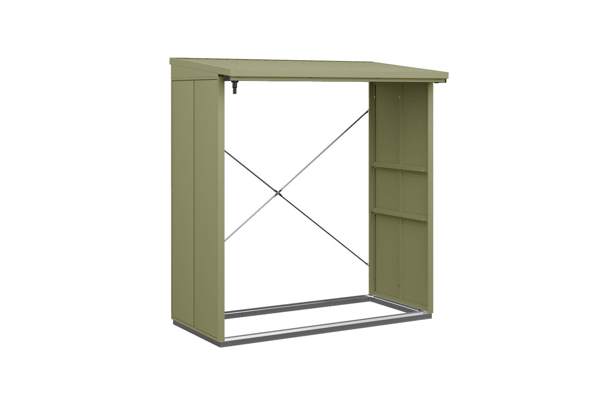 Hörmann Kaminholzregal Modern für Berry Gerätehaus
