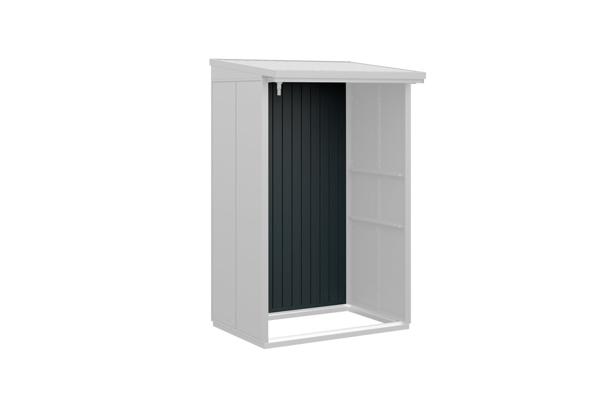 Hörmann Rückwand Kaminholzregal Typ 1 anthrazit