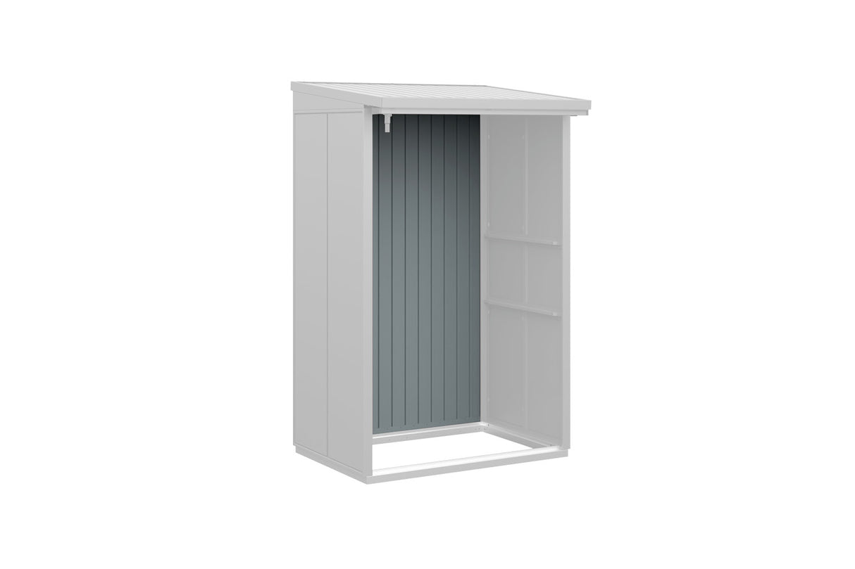 Hörmann Rückwand Kaminholzregal Typ 1 fenstergrau