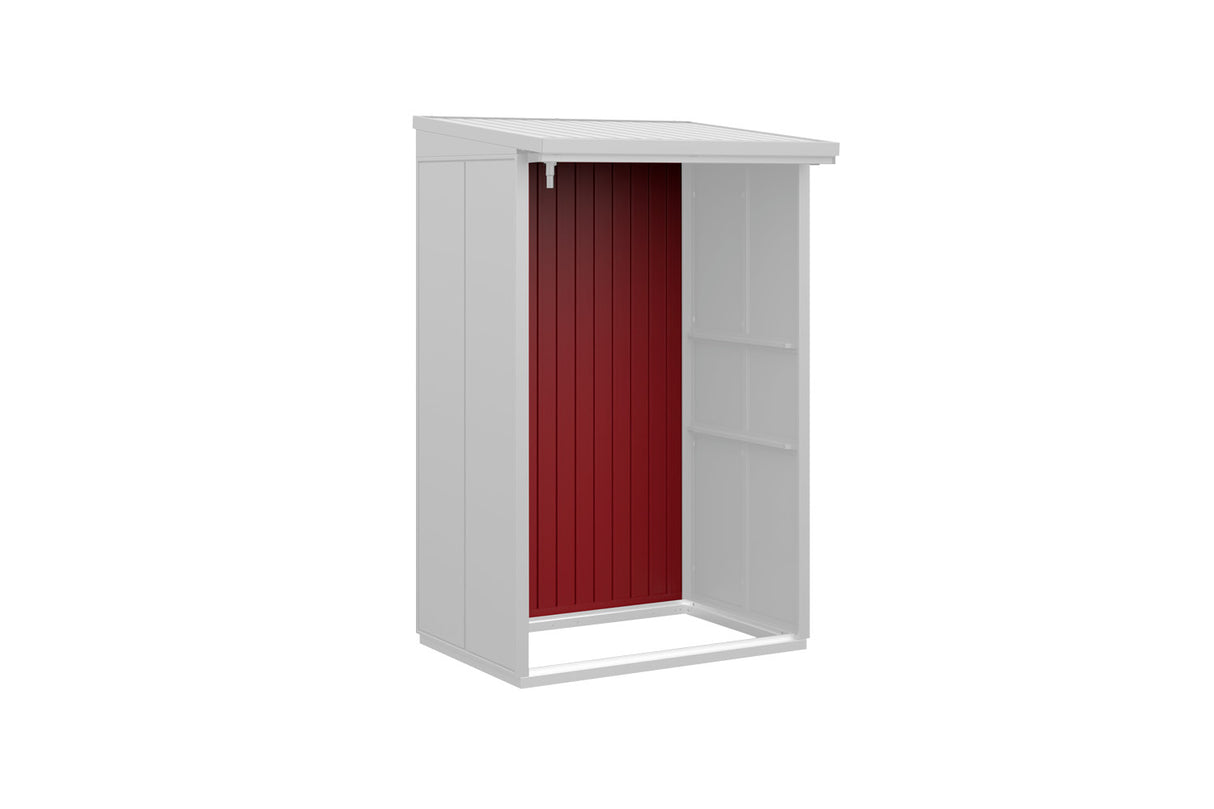 Hörmann Rückwand Kaminholzregal Typ 1 purpurrot