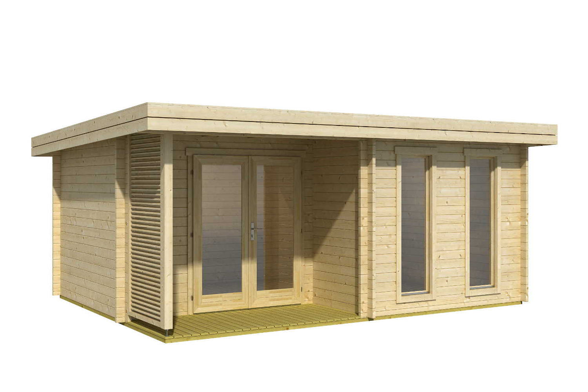 Lasita Maja Gartenhaus Modell Orkney Natur freigestellt
