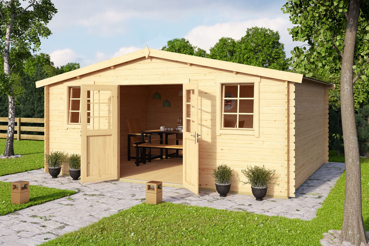 Lasita Maja Gartenhaus Modell Wels 5 510 x 400 cm