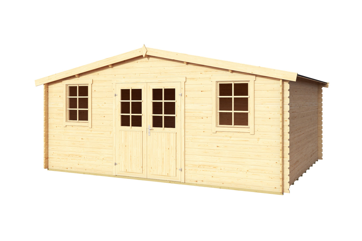 Lasita Maja Gartenhaus Modell Wels 5 510 x 400 cm freigestellt