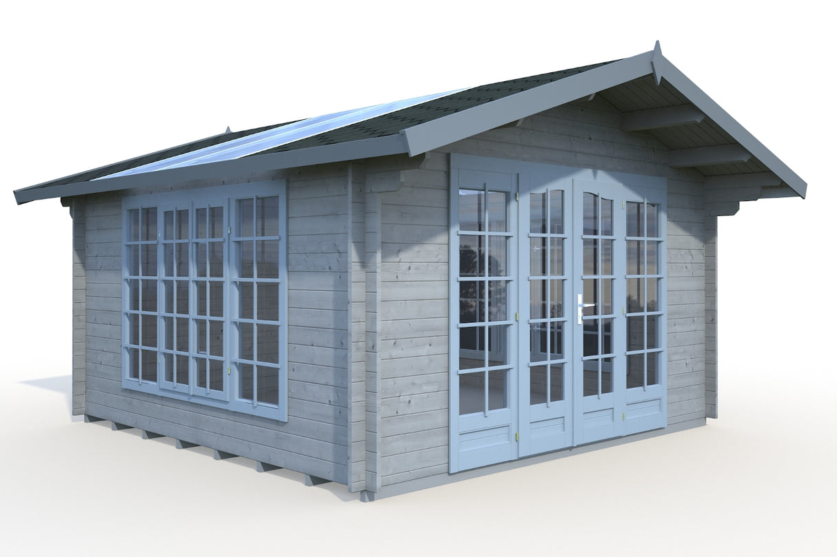 Palmako Gartenhaus Modell Irene 380 x 380 cm Farbbeispiel