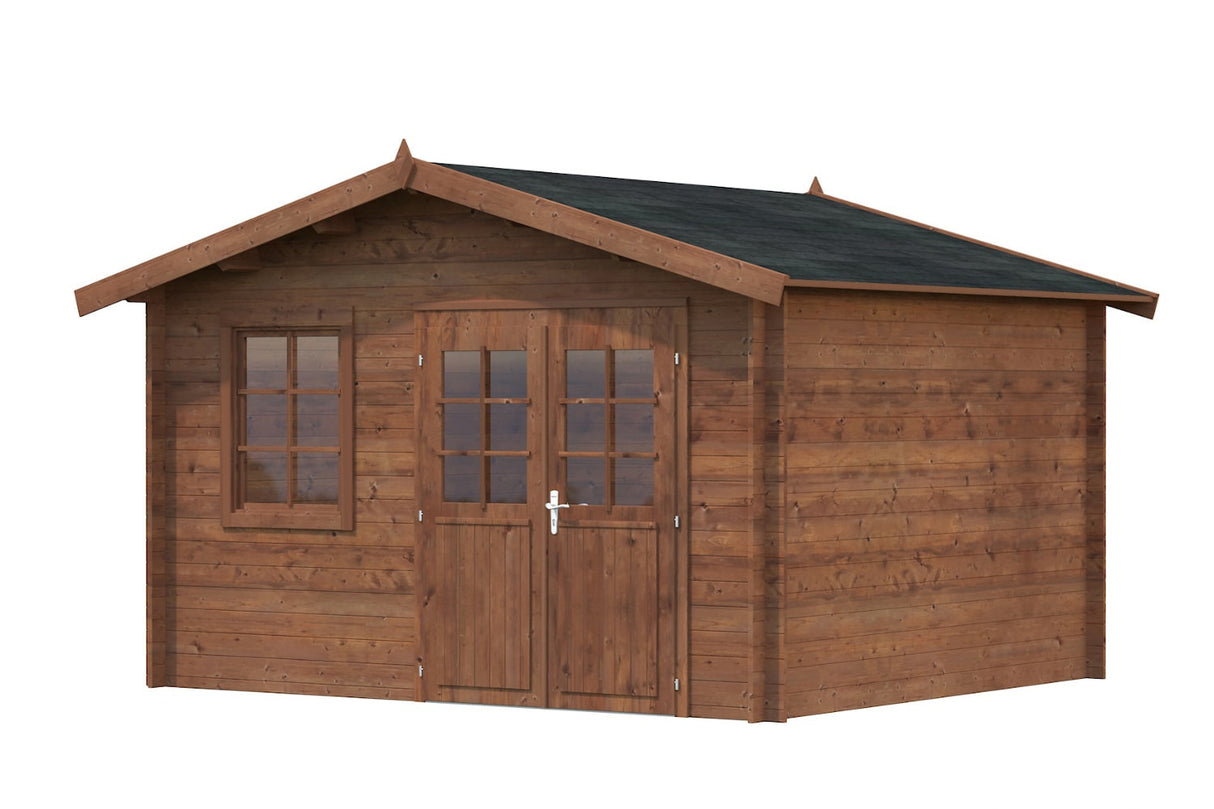 Palmako Gartenhaus Modell Valentine 360 x 317 cm freigestellt