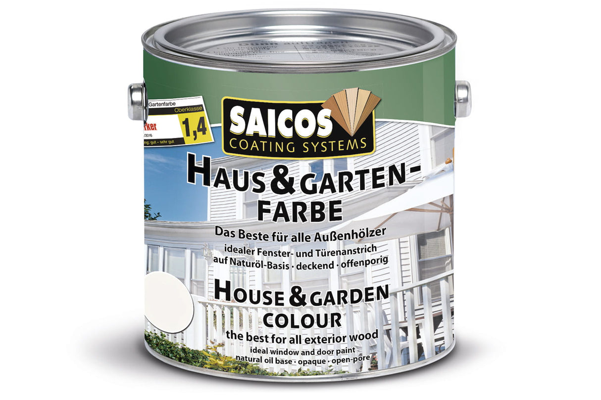 Saicos Haus- & Gartenfarbe - 2,5 Liter Dose