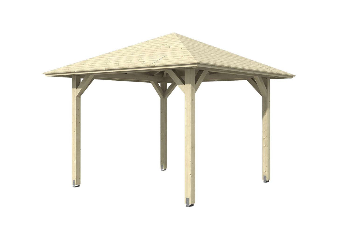Skan Holz Pavillon Modell Cannes 1 natur freigestellt
