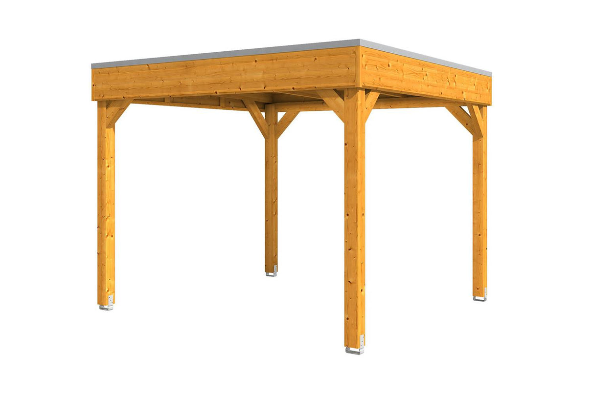 Skan Holz Pavillon Toulouse eiche hell freigestellt