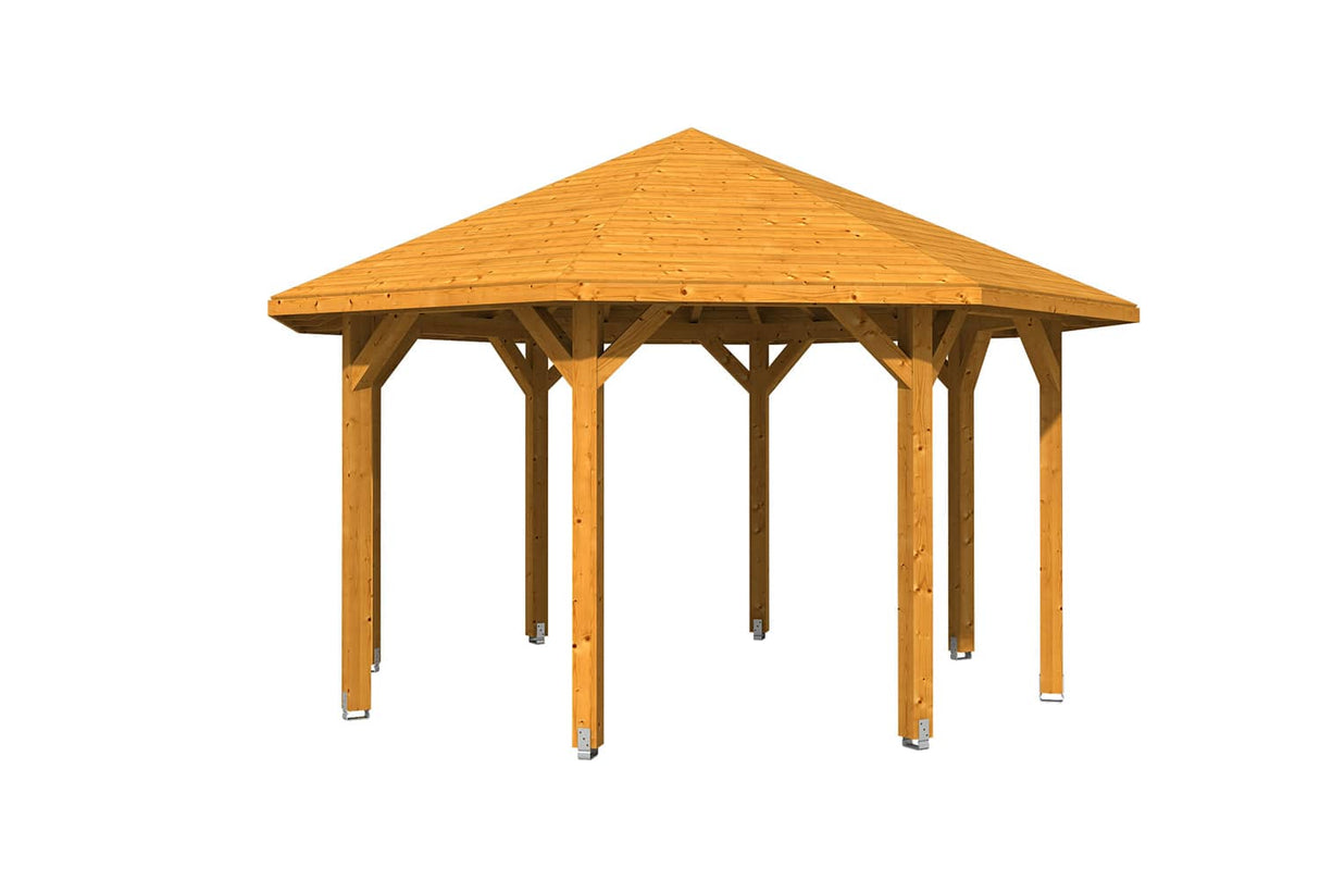 Skan Holz Pavillon Nice 2 eiche hell freigestellt