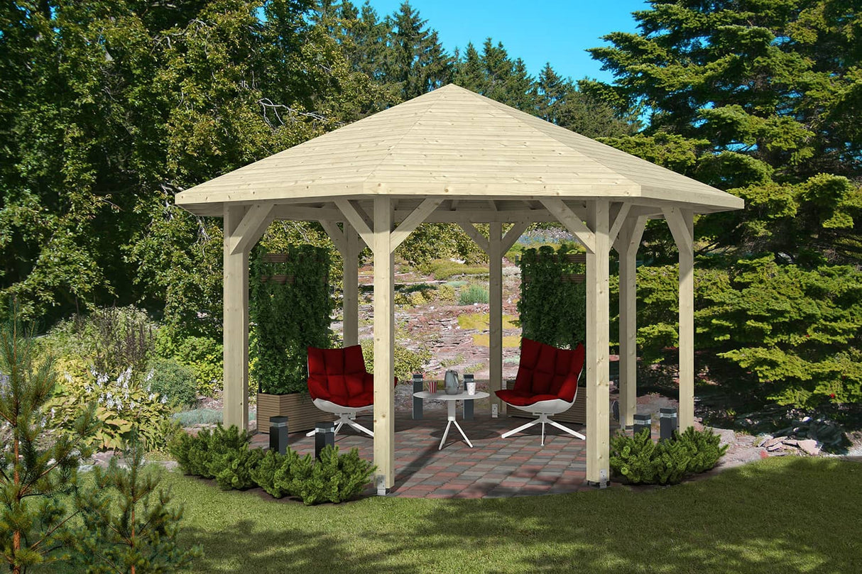 Skan Holz Pavillon Nice 2 natur