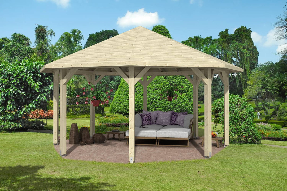 Skan Holz Pavillon Nice 3 natur