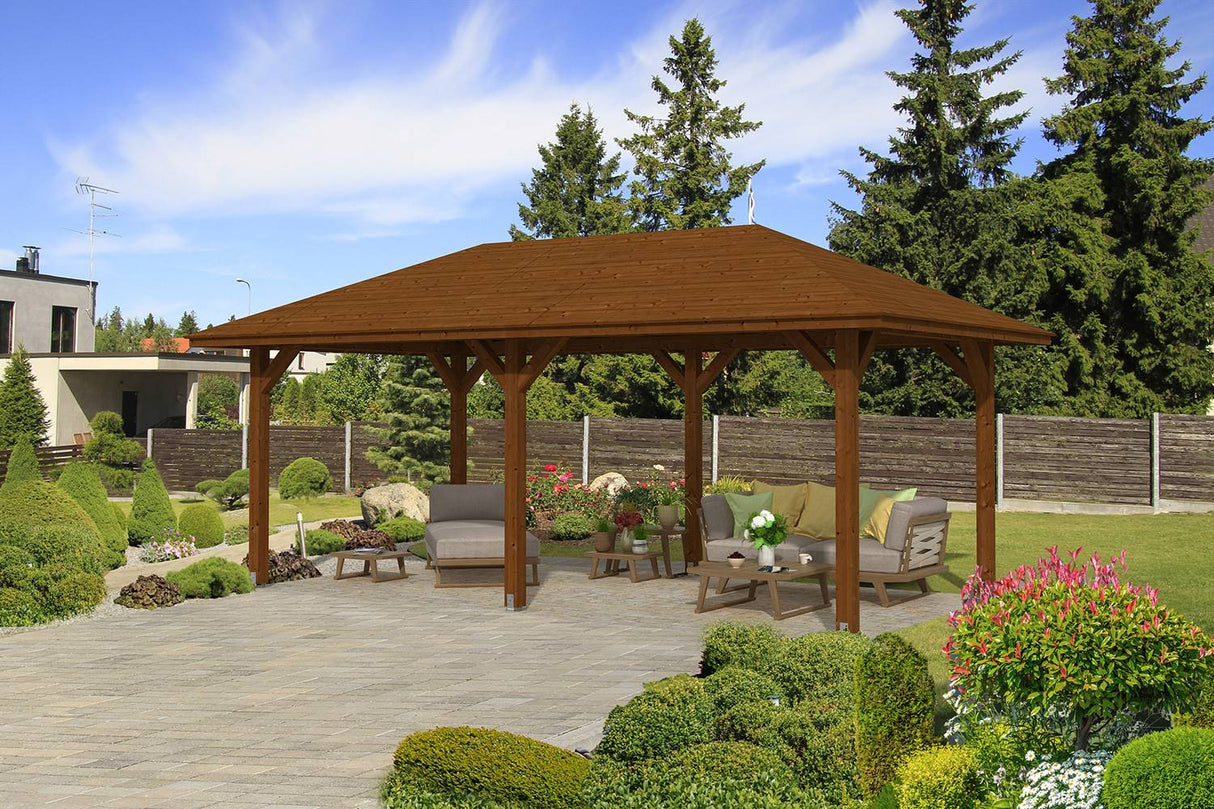 Skan Holz Pavillon Orleans 1 nussbaum