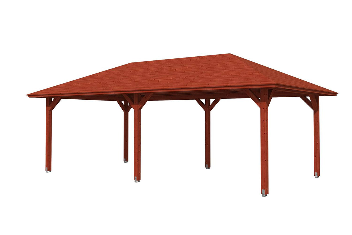 Skan Holz Pavillon Orleans 2 mahagoni freigestellt