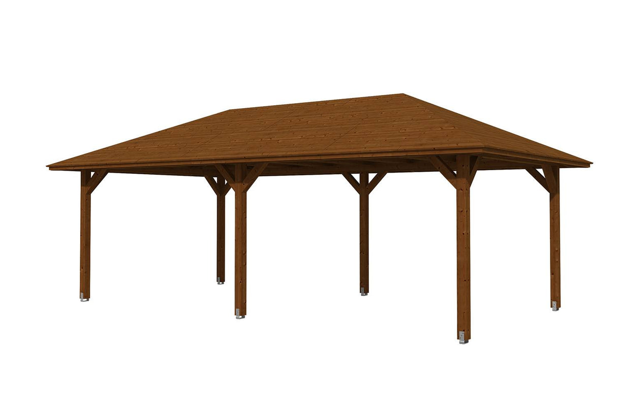 Skan Holz Pavillon Orleans 2 nussbaum freigestellt