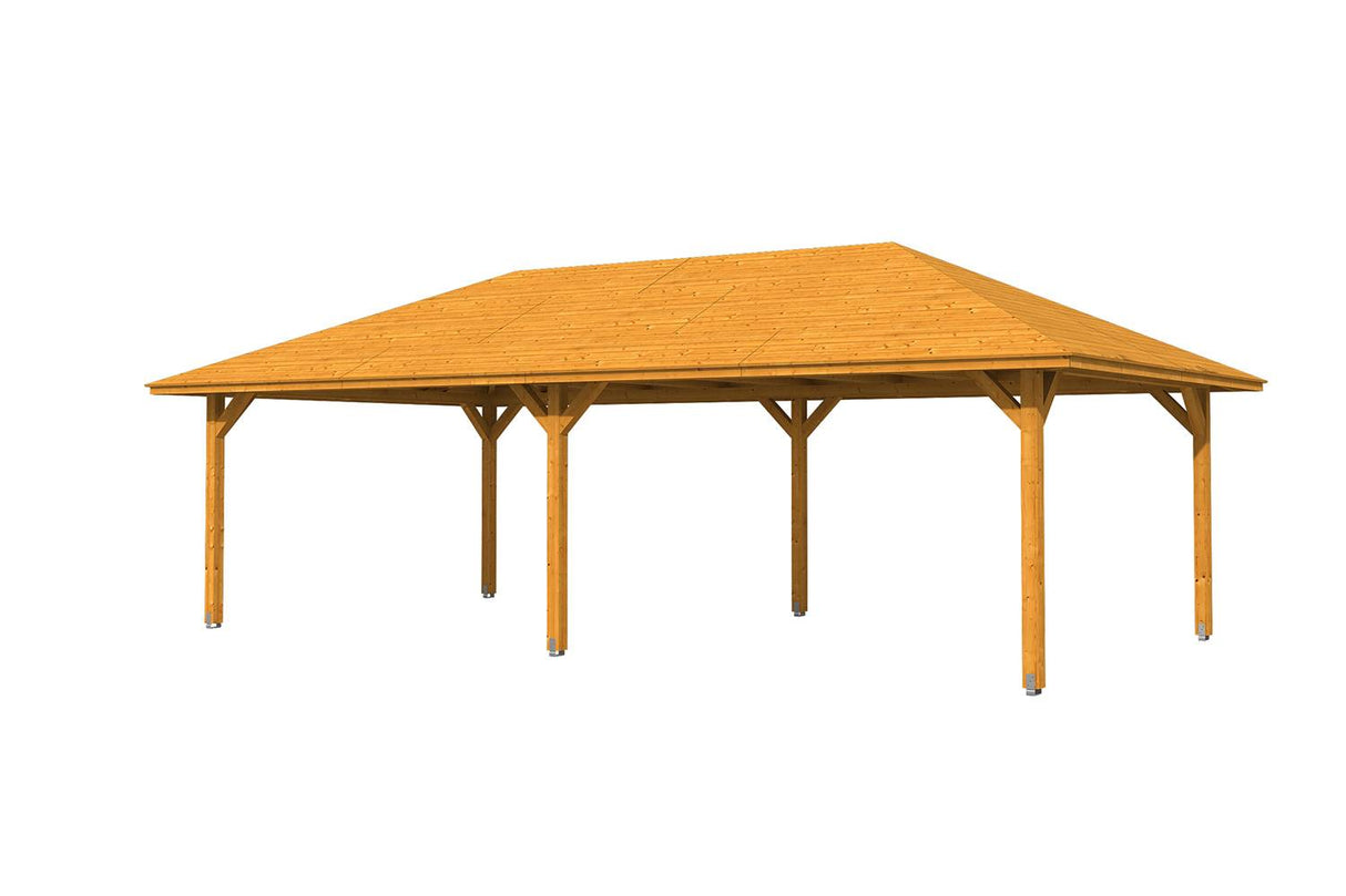 Skan Holz Pavillon Orleans 3 eiche hell freigestellt