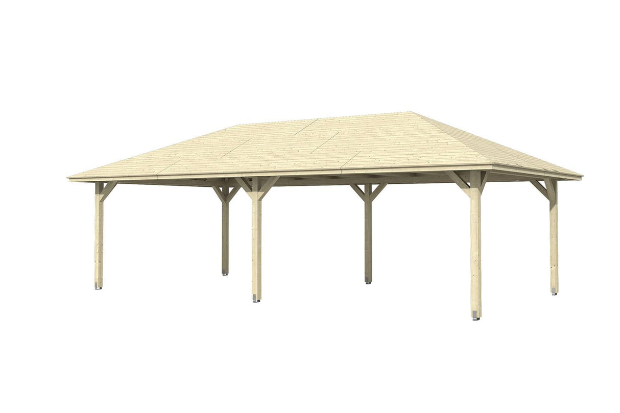 Skan Holz Pavillon Orleans 3 natur freigestellt
