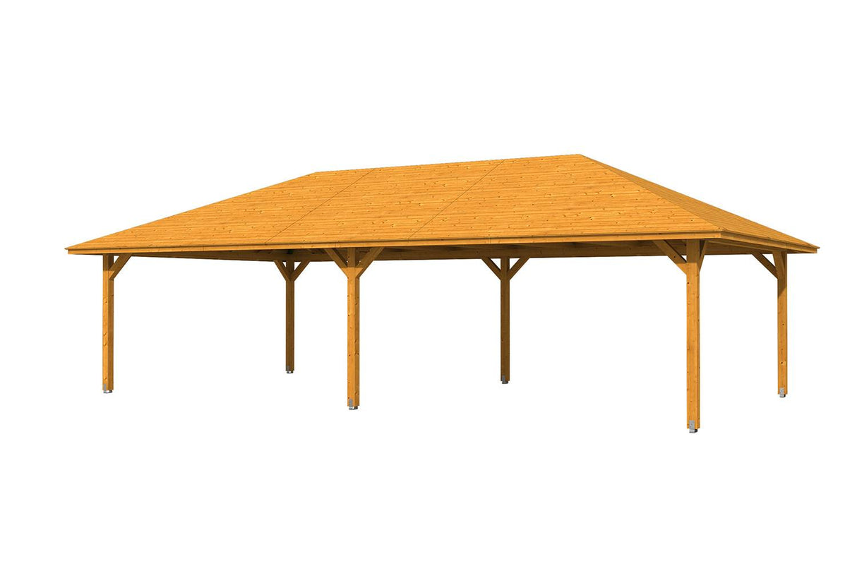 Skan Holz Pavillon Orleans 4 eiche hell freigestellt