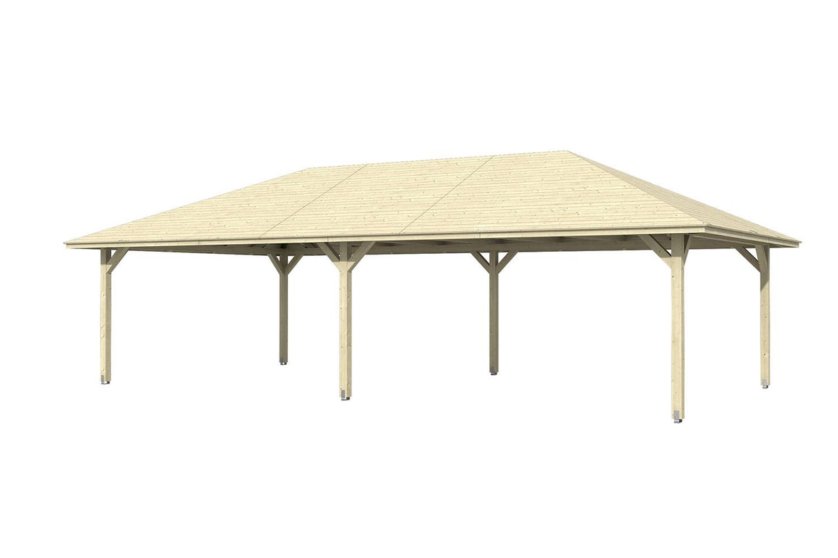 Skan Holz Pavillon Orleans 4 natur freigestellt