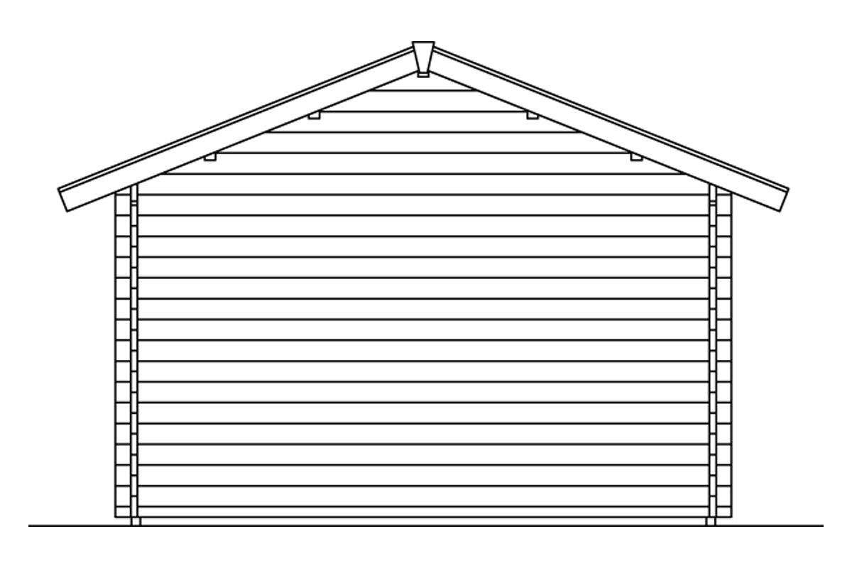 Skan Holz Gartenhaus Modell Lugano
