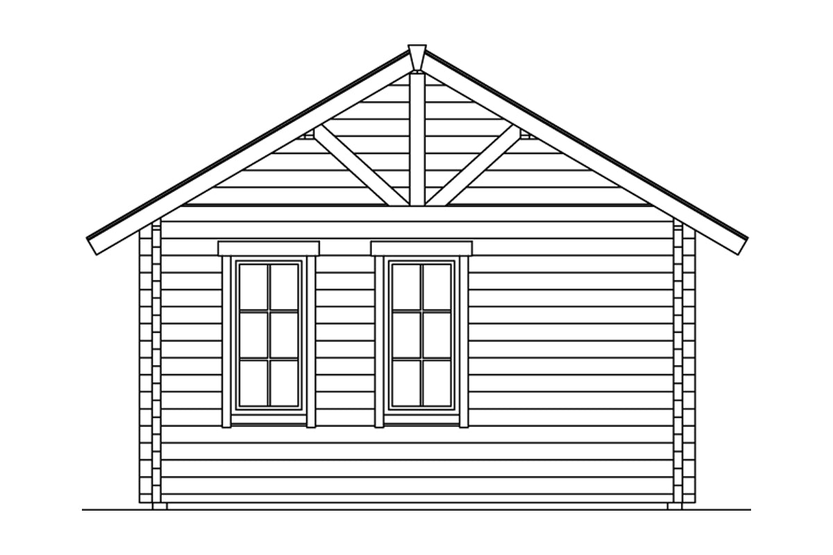Skan Holz Ferienhaus Modell Toronto 2 Ansicht rechts