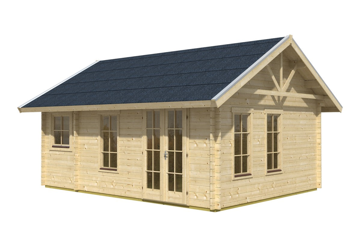 Skan Holz Ferienhaus Modell Bern 2 freigestellt