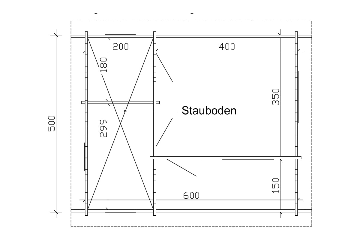 Skan Holz Ferienhaus Modell Ontario Grundriss