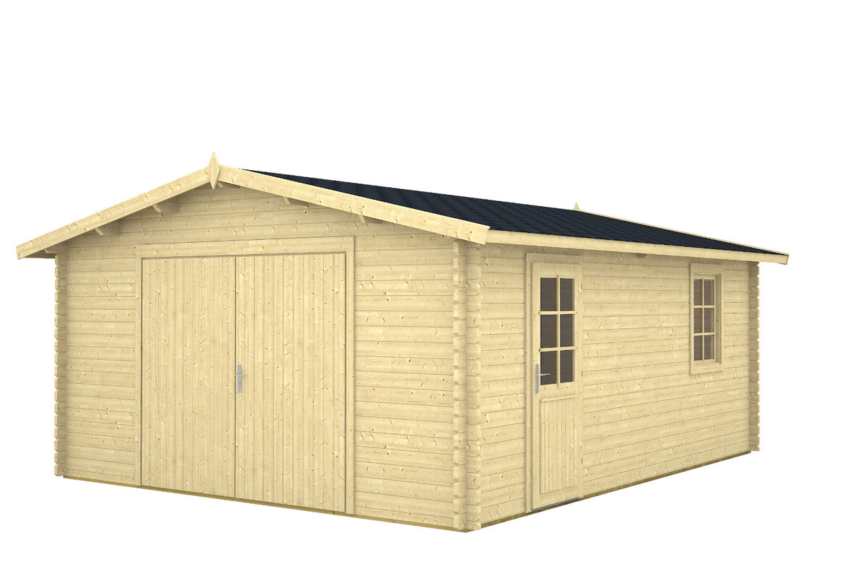 Tene Holzgarage Modell B freigestellt