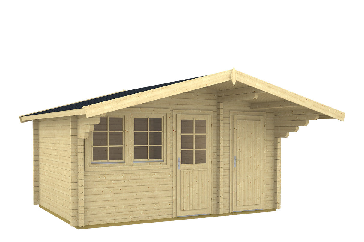 Tene Gartenhaus Modell Pedro B 480 x 330 cm freigestellt