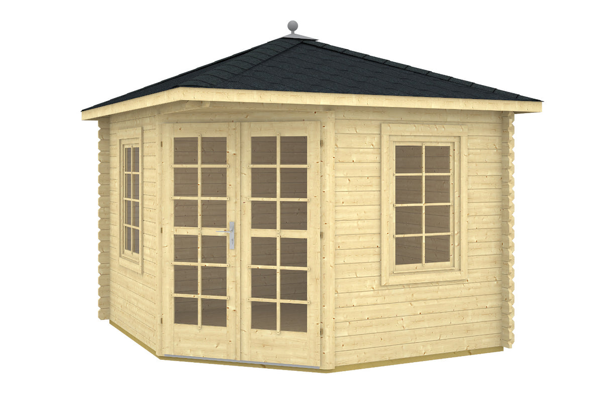 Tene Gartenhaus Modell Victoria B 280 x 280 cm freigestellt