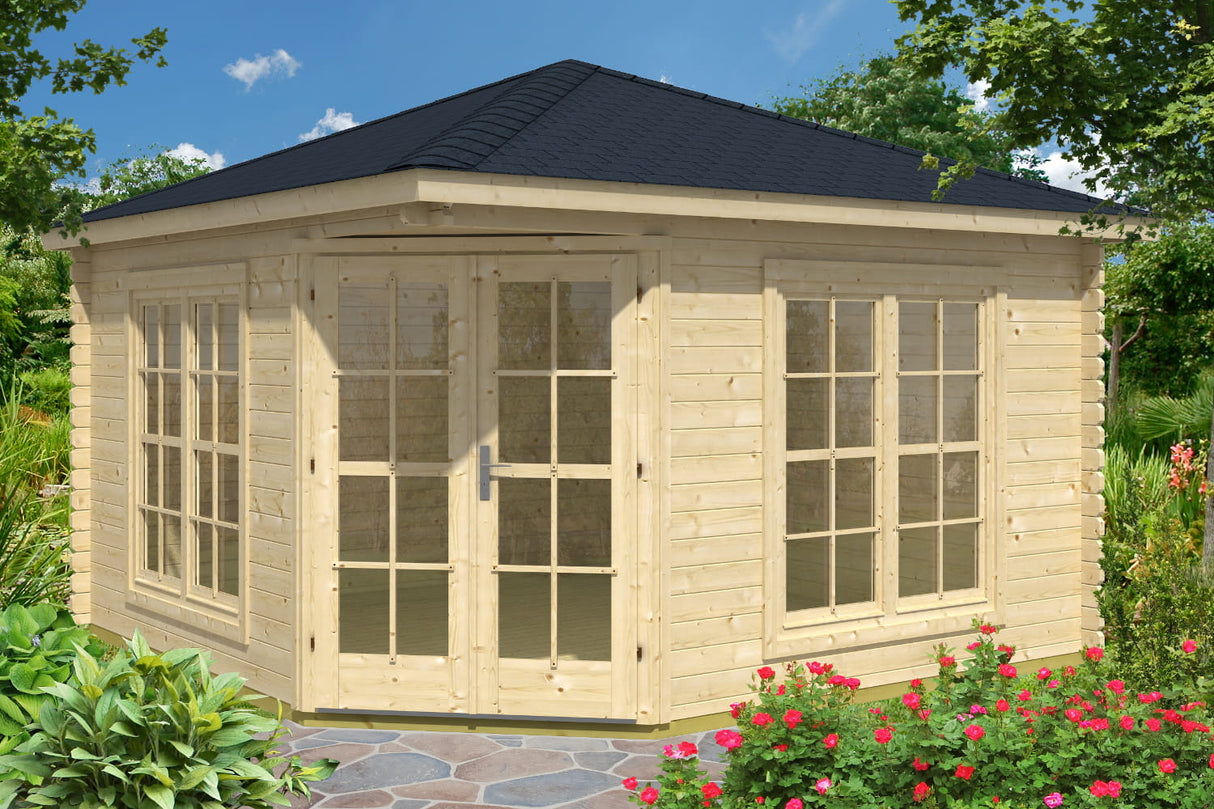 Tene Gartenhaus Modell Victoria C 380 x 380 cm