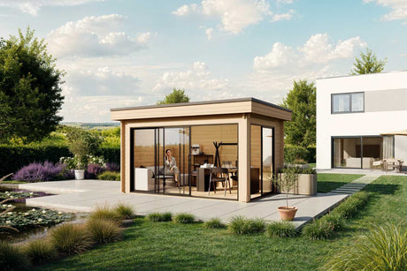 Arbeitsplatz im Grünen: Gartenbüro einrichten