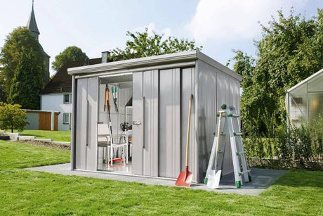 Ein Gerätehaus aus Metall: Mehr als nur ein Lagerplatz im Garten