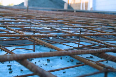 Fundamenterstellung für ein Gartenhaus