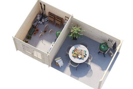 Palmako Gartenhaus Modell Ella SD