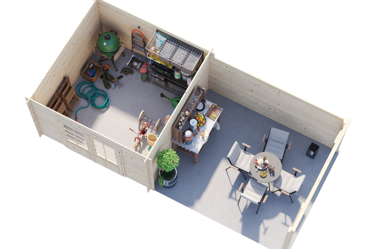 Palmako Gartenhaus Modell Ella SD