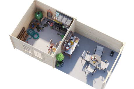 Palmako Gartenhaus Modell Ella SD