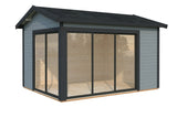 Palmako Gartenhaus Modell Amanda Slide hellgrau+anthrazit