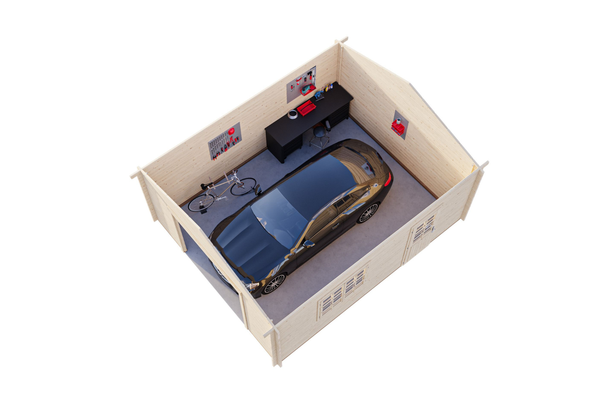 Palmako Holzgarage Modell Roger 2