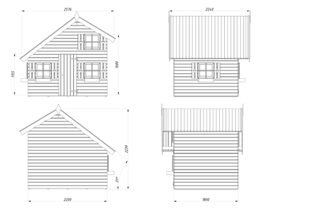 Palmako Kinderspielhaus Modell Tom